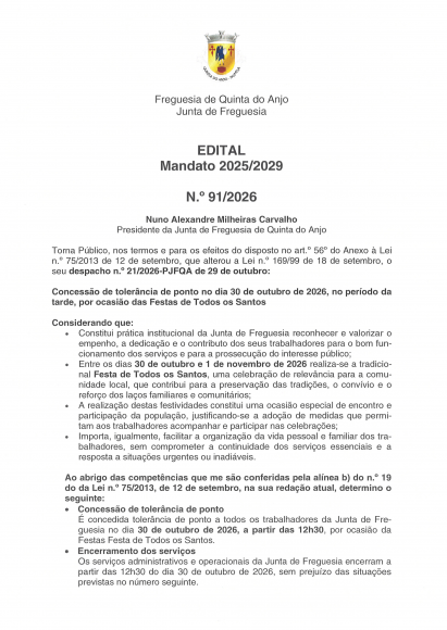 EDITAL 91.2026