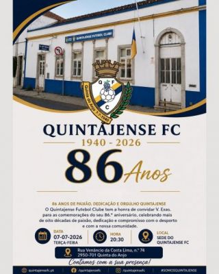 86&ordm; ANIVERS&Aacute;RIO QUINTAJENSE FC