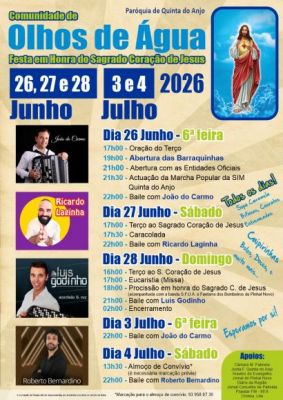 Olhos de &Aacute;gua - Festas em Honra do Sagrado Cora&ccedil;&atilde;o de Jesus